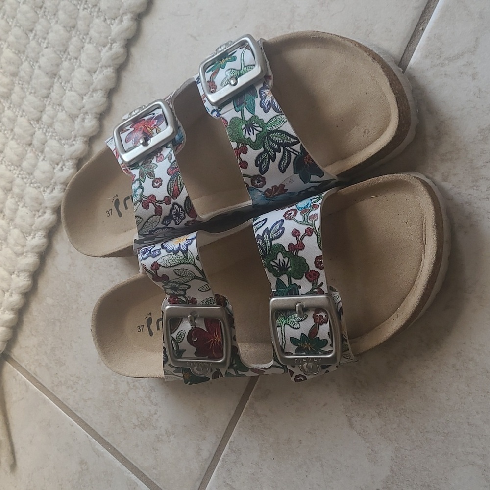 RIEKER WOMEN'S SOFT FOOTBED CASUAL COMFORT SANDALS 37 - Picture 4 of 9